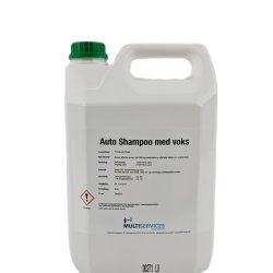 Auto shampoo m/voks 5 kg - Koncentreret autoshampoo til manuel vask. fjerner trafikfilm, og insekter