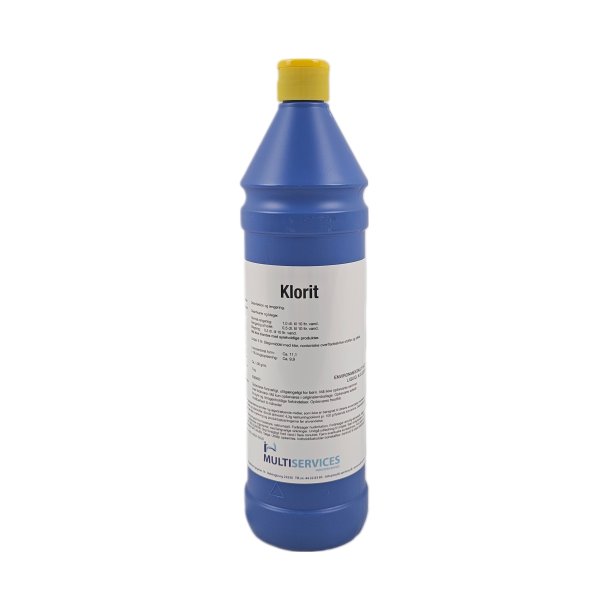 Klorit 1 kg - Blegemiddel/Desinfektion Natriumhypochlorit - anvendes fortyndet - toiletter, maskiner