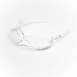 Sikkerhedsbrille, klar - jenvrn til beskyttelse mod stnk - store s egen brille kan bres under