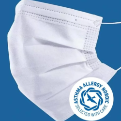 Hvid Medicinske Mundbind Type IIR 50 stk - Inco Prevent - Hjeste beskyttelsesgrad