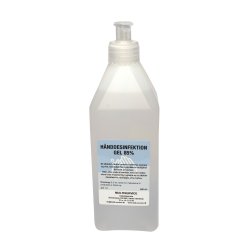 Hånddesinfektion Gel 85% 600 ml - med pumpe - bakteriedræbende let anvendeligt