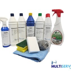 Multi-Services Pakke - Alt-i-n pakke med rengringsmidler, startpakke til hjemmet og virksomheden