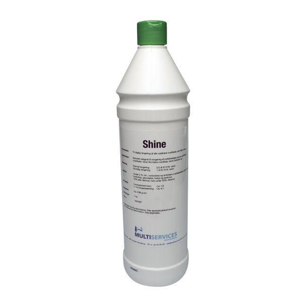 Shine rengringsmiddel 1 kg - Til daglig rengring - tilsat alkohol - gulv og overflade uden striber