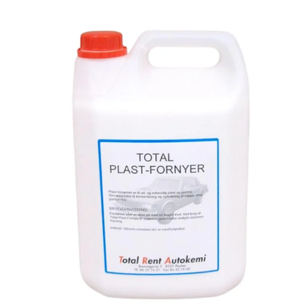 Total Plastfornyer - vattenbaserat medel för vård och skydd av  plast och gummi - bil, möbler