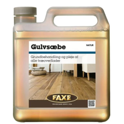 Faxe Gulvsbe 1 L - oliesbe til ludbehandlede gulve og bordplader - gylden gld